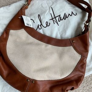 Cole Haan Hobo Paige straw II NWT